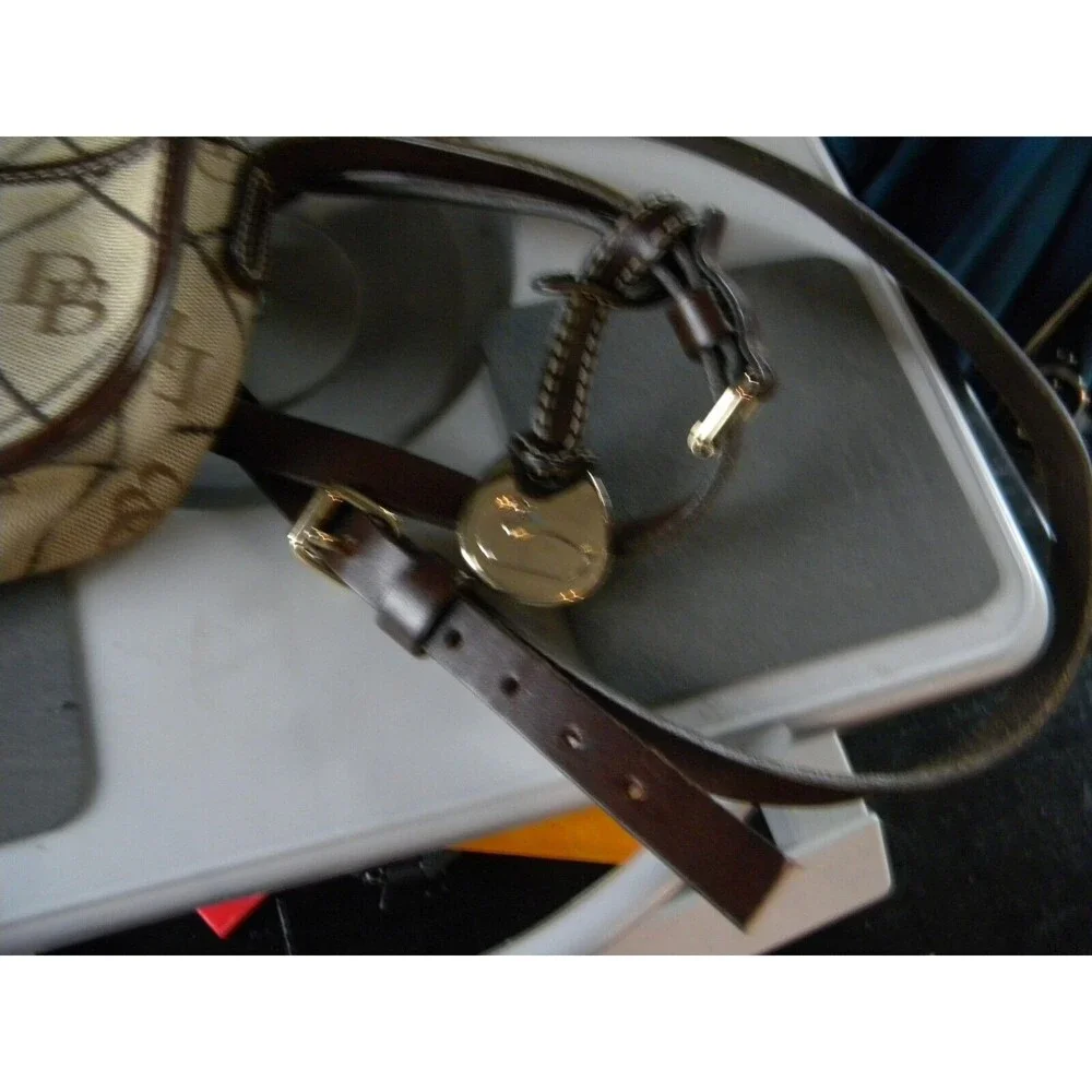 Dooney & Bourke Signature Canvas Crossbody Bag Small - Picture 5 of 16